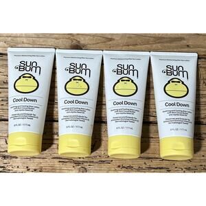 Sun Bum COOL DOWN Premium Moisturizing After Sun Lotion - 6 Fl Oz Pack Of 4
